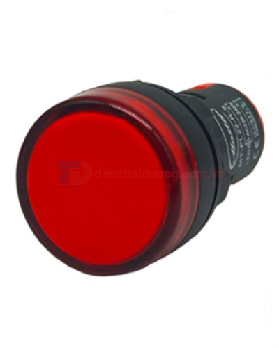 Đèn báo led MASTER Ø22 màu đỏ loại đầu phẳng ( MT-PL22-R-S )