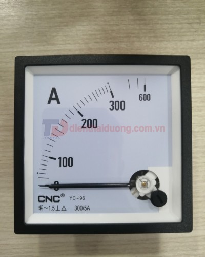 Đồng hồ Ampe 300/5A, size: 96x96 ( YC-96 )