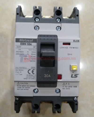 ELCB LS 3P 30A 30mA 14kA  ( EBN53c )