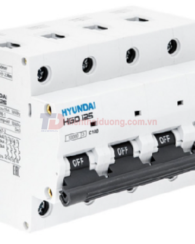 MCB HYUNDAI 4P 100A 10kA ( HGD125 )