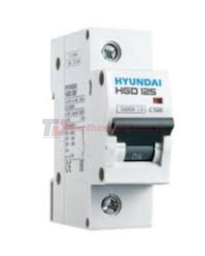 MCB HYUNDAI 1P 125A 10kA ( HGD125 )