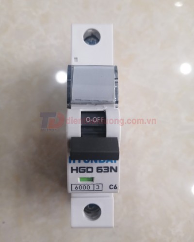 MCB HYUNDAI 1P 6A 6kA ( HGD63N )