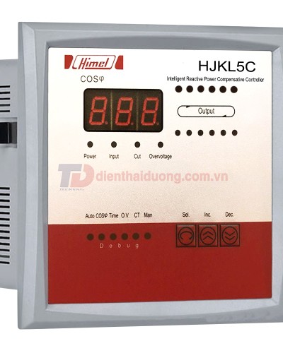 Bộ điều khiển tụ bù 12 cấp HIMEL HJKL5CQ12S