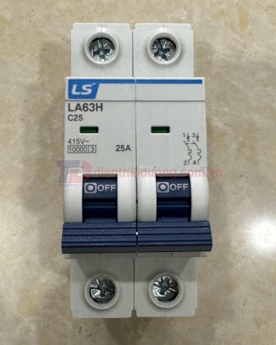 MCB LS 2P 25A 10kA ( LA63H )
