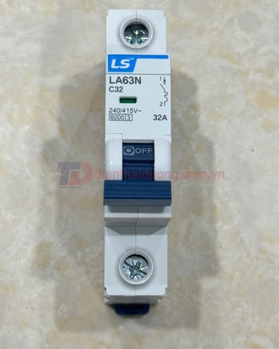 MCB LS 1P 32A 6kA ( LA63N )