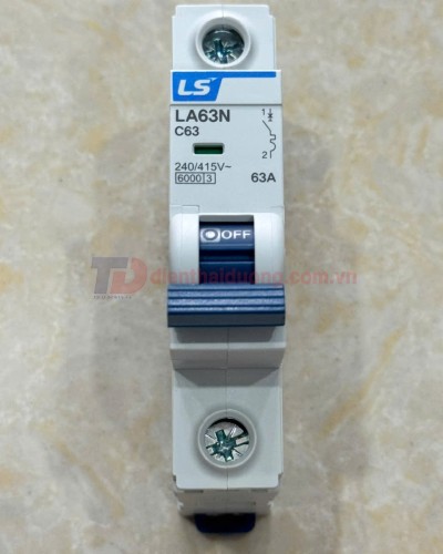 MCB LS 1P 63A 6kA ( LA63N )