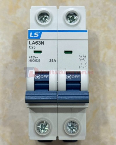 MCB LS 2P 25A 6kA ( LA63N )