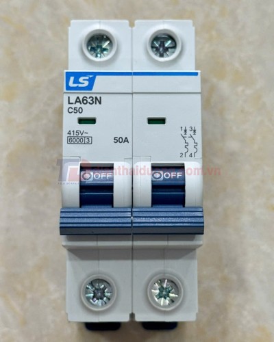 MCB LS 2P 50A 6kA ( LA63N )