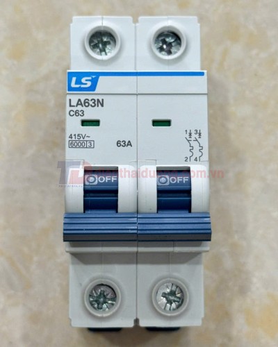 MCB LS 2P 63A 6kA ( LA63N )