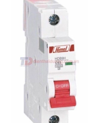 MCB HIMEL 1P 40A 10kA ( HDB9H63A1C40 )