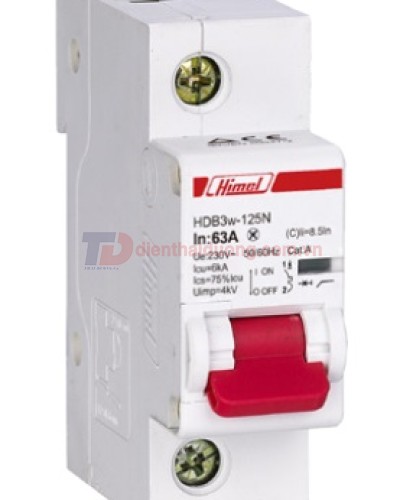 MCB HIMEL 1P 125A 10kA ( HDB3W125H1C125 )