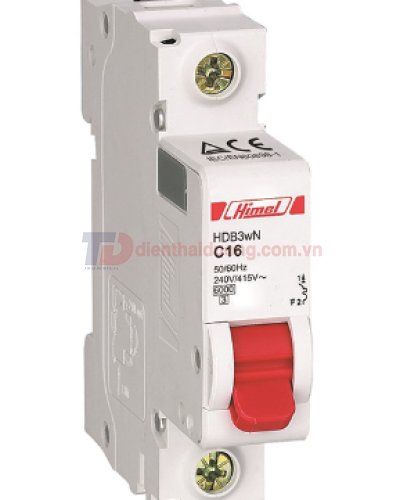 MCB HIMEL 1P 63A 6kA ( HDB3WN1C63 )