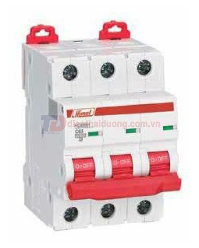 MCB HIMEL 3P 16A 10kA ( HDB9H63A3C16 )