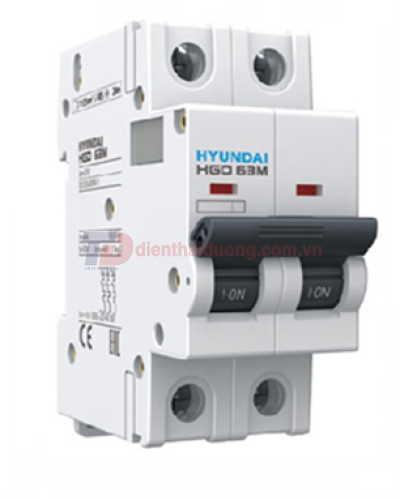 MCB HYUNDAI 2P 16A 6kA ( HGD63M )