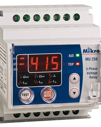 Relay bảo vệ điện áp đa tính năng Mikro MU250-415V 