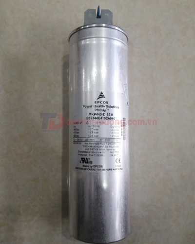 Tụ bù khô EPCOS 3P 15KVAr 440V ( MKP440-D-15.0 )