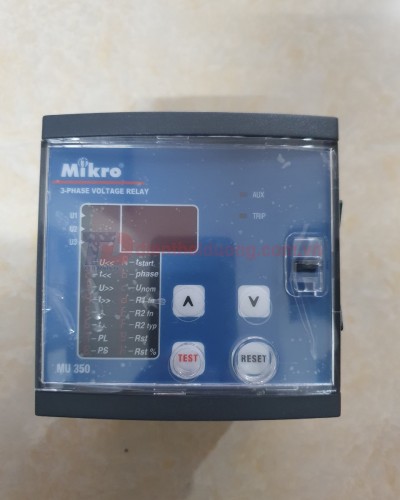 Relay Mikro bảo vệ điện áp đa tính năng MU350-415V