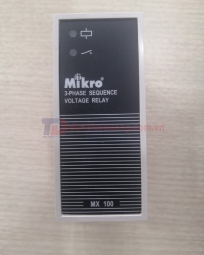 Relay bảo vệ mất pha và ngược pha Mikro MX100-400V 