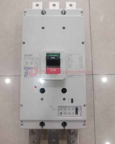 MCCB MITSUBISHI 3P 1000A 85kA chỉnh dòng: 0.5-1.0*In ( NF1000-SEW )