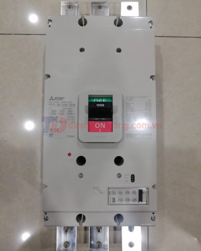 MCCB MITSUBISHI 3P 1250A 85kA chỉnh dòng: 0.5-1.0*In ( NF1250-SEW )