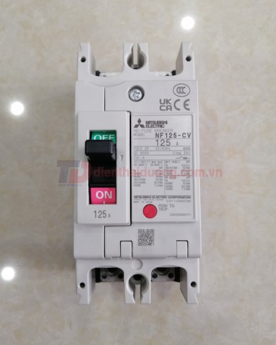 MCCB MITSUBISHI 2P 125A 30kA ( NF125-CV )