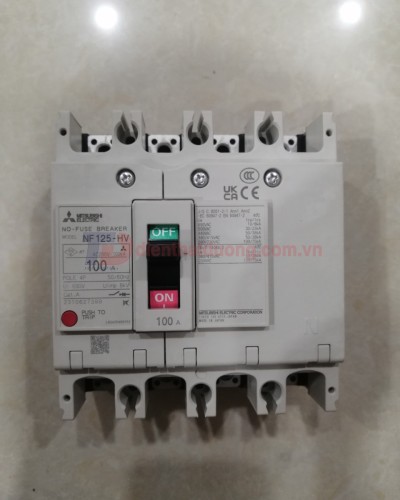 MCCB MITSUBISHI 4P 100A 50kA ( NF125-HV )