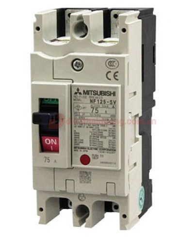 MCCB MITSUBISHI 2P 16A 100kA ( NF125-HV )