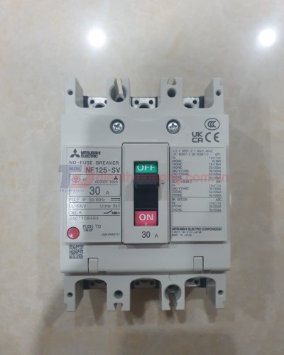 MCCB MITSUBISHI 3P 30A 30kA ( NF125-SV )