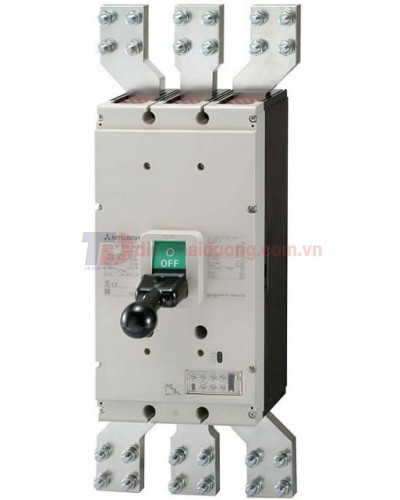 MCCB MITSUBISHI 4P 1600A 85kA chỉnh dòng: 0.5-1.0*In ( NF1600-SEW )