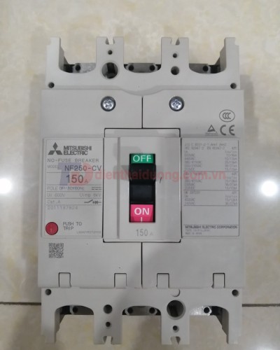 MCCB MITSUBISHI 3P 150A 25kA ( NF250-CV )