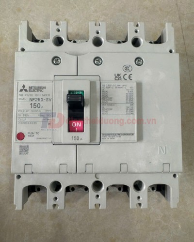 MCCB MITSUBISHI 4P 150A 36kA ( NF250-SV )