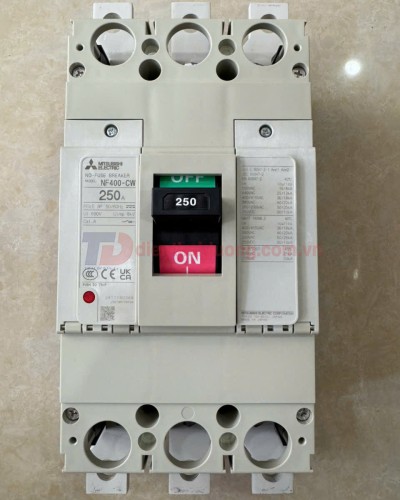 MCCB MITSUBISHI 3P 250A 36kA ( NF400-CW )