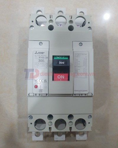 MCCB MITSUBISHI 3P 300A 36kA ( NF400-CW )