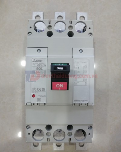 MCCB MITSUBISHI 3P 500A 50kA ( NF630-SW )