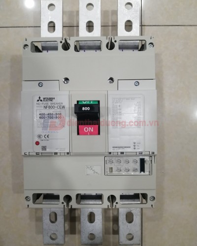 MCCB MITSUBISHI 3P 800A 36kA chỉnh dòng: 0.5-1.0*In ( NF800-CEW )