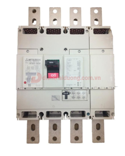 MCCB MITSUBISHI 4P 800A 70kA chỉnh dòng: 0.5-1.0*In ( NF800-HEW )