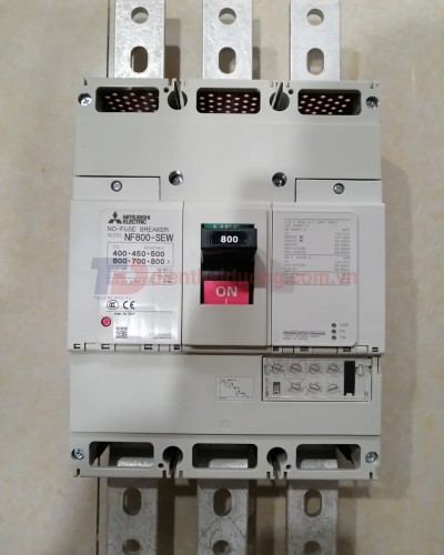 MCCB MITSUBISHI 3P 800A 50kA chỉnh dòng: 0.5-1.0*In ( NF800-SEW )