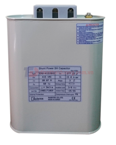 Tụ bù dầu NUINTEK 3P 10KVAr 415V ( ENU-41210KS )