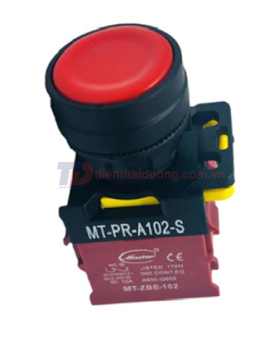 Nút nhấn OFF MASTER màu đỏ loại tự nhả ( MT-PR-A102-S )