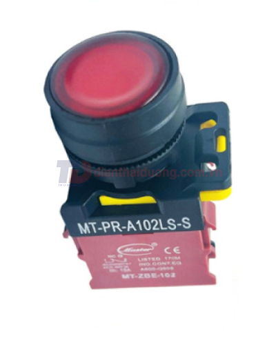 Nút nhấn OFF có đèn MASTER màu đỏ loại tự nhả ( MT-PR-A102L-S )