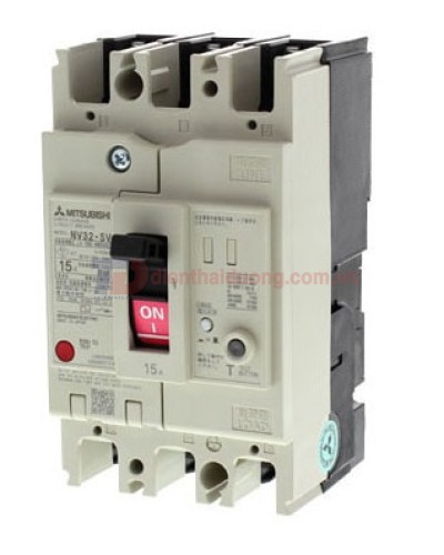 ELCB MITSUBISHI 3P 32A 30mA 5kA ( NV32-SV )