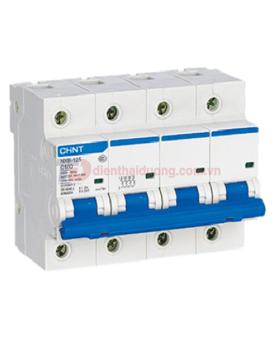 MCB CHINT 4P 80A 10kA ( NXB-125 )