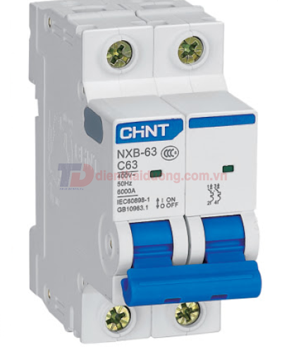 MCB CHINT 2P 6A 6kA ( NXB-63 )