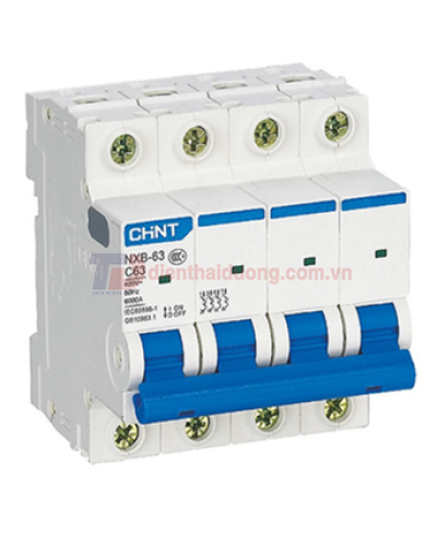 MCB CHINT 4P 32A 6kA ( NXB-63 )