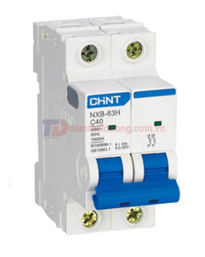 MCB CHINT 2P 6A 10kA ( NXB-63H )