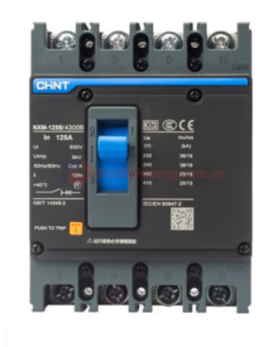 MCCB CHINT 4P 160A 36kA ( NXM-160S/4300B )