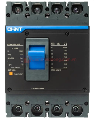 MCCB CHINT 4P 800A 50kA ( NXM-800S/4300B )