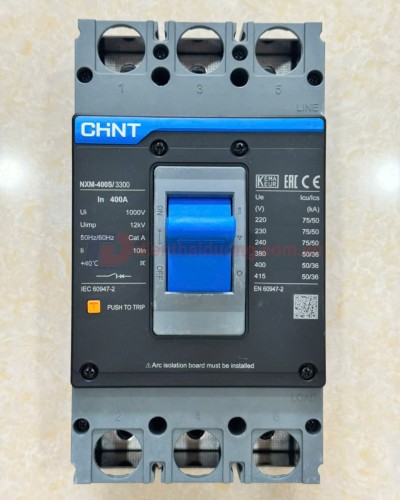 MCCB CHINT 3P 400A 50kA ( NXM-400S/3300 )