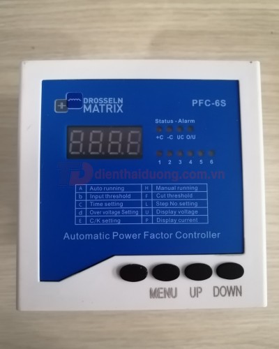 Bộ điều khiển tụ bù 04-06 Cấp DROSSELN MATRIX PFC-6S