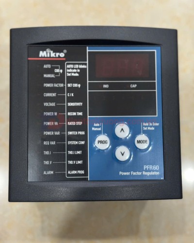Bộ điều khiển tụ bù 06 cấp MIKRO PFR60-415A (RX)